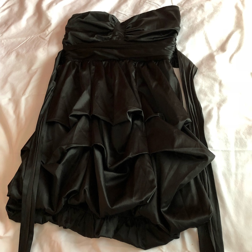 Shasa black mini dress